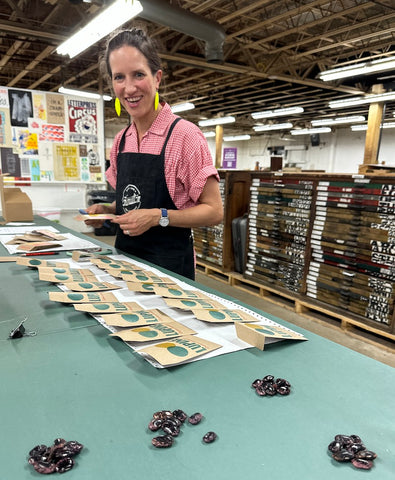 workshop at Hamilton Wood Type & Printing Museum