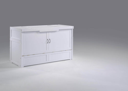 Night and Day Murphy Cabinet Bed White Murphy Cube Cabinet Bed Only - No Mattress - Available in 4 Colours