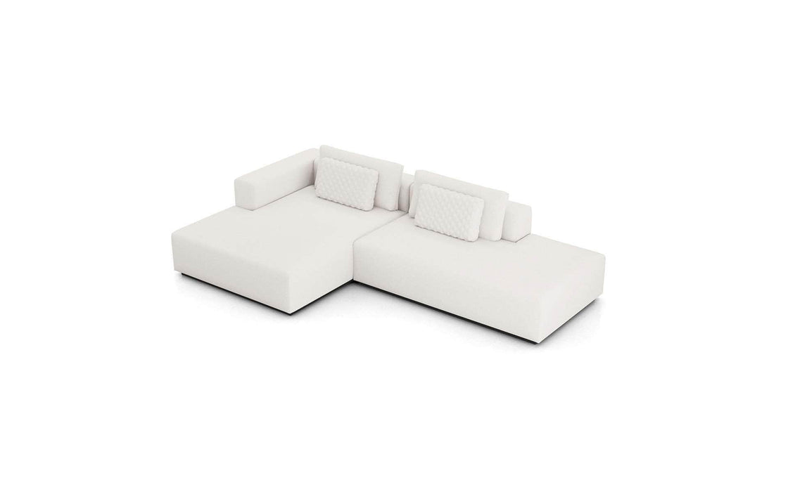Modloft Sectional Spruce Modular Small Sectional Sofa with Chaise - Available in 2 Configurations