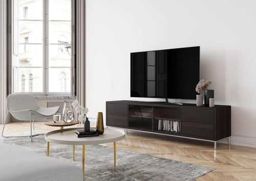 Modloft TV Stand Lenox Media Cabinet Low Profile TV Stand - Available in 3 Colours