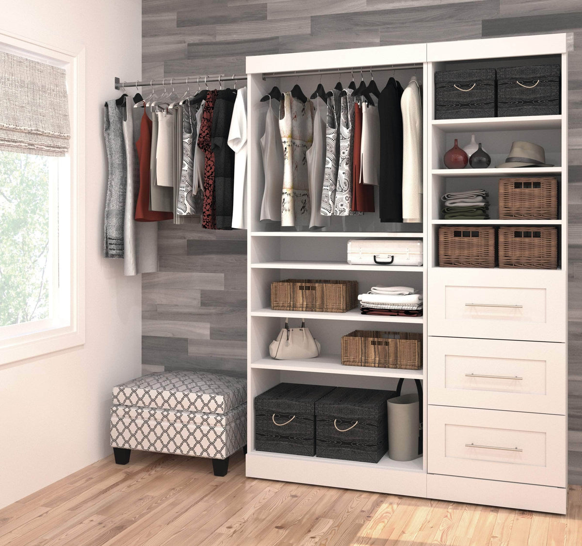 Modubox Pur 61W Closet Organizer — Wholesale Furniture Brokers Canada
