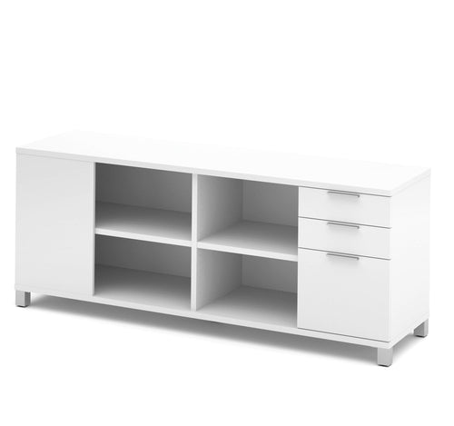 Modubox Credenza White Pro-Linea Credenza with Three Drawers - Available in 2 Colours