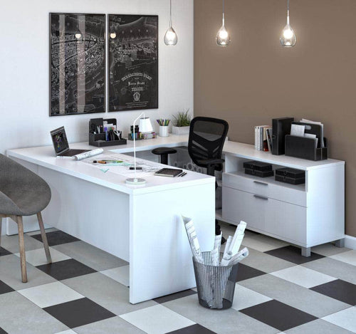 Modubox Desk Pro-Linea U-Shaped Desk - Available in 3 Colours