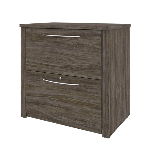 Modubox File Cabinet Walnut Grey Embassy 30” Lateral File Cabinet - Available in 2 Colours