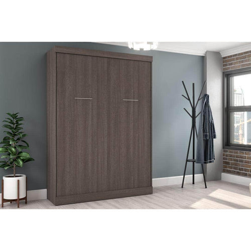 Modubox Murphy Wall Bed Bark Grey Nebula Queen Size Murphy Wall Pull Down Bed - Available in 3 Colours