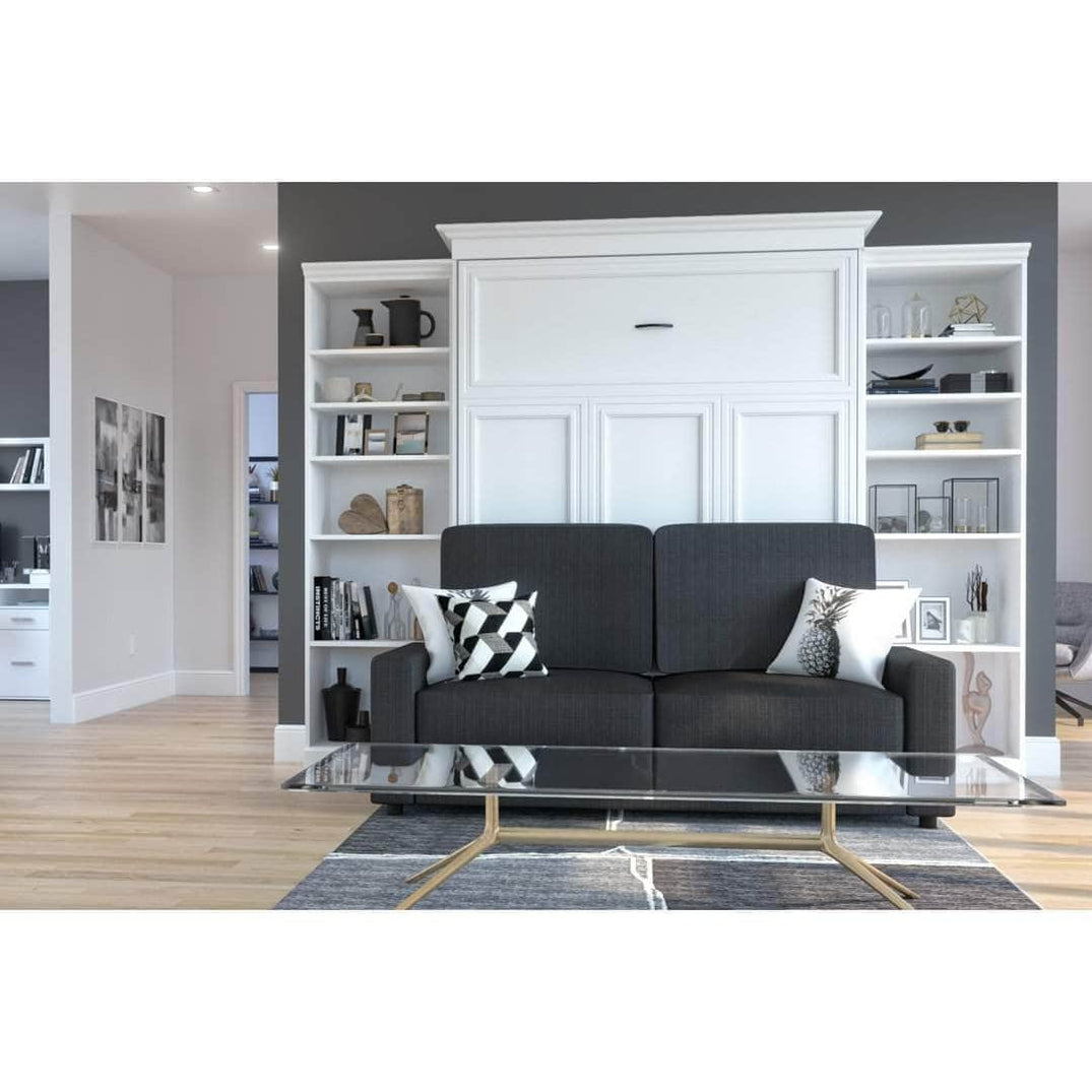 Murphy Beds With Couch Wholesale Furniture Brokers Canada   Modubox Murphy Wall Bed White Versatile Queen Murphy Wall Bed 2 Storage Units And A Sofa 115 White 29011108364350 1075x1075 