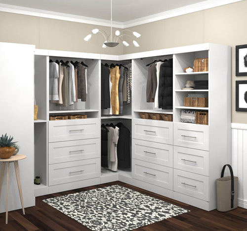 Bestar Closet Organizer Pur Walk-In Closet Organizer Set - Available in 2 Colours