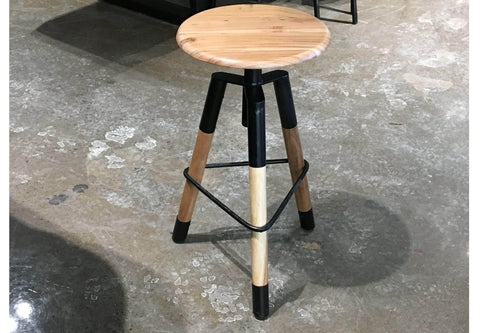 Corcoran Stool Acacia Round Stool Made Of Acacia Wood