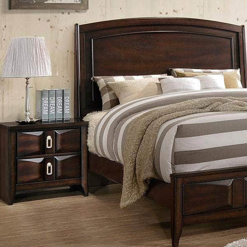 Pending - IFDC Bedroom Set Roxy Nightstand in Brown