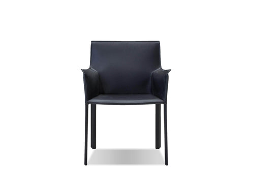 Mobital Arm Chair Black Fleur Arm Chair Full Leather Wrap - Available in 4 Colours