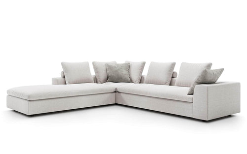 Pending - Modloft Sectionals Lucerne Modular Sofa Set 09 in Ashen Fabric - Available in 2 Configurations