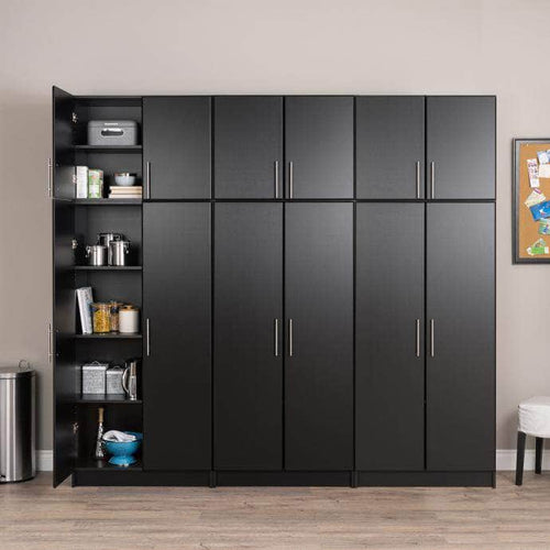 Pending - Modubox Black Elite 96 Inch 6-Piece Storage Set D - Available in 4 Colours