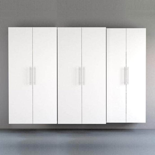 Pending - Modubox Storage Cabinet HangUps 102 Inch Storage Cabinet 3-Piece Set L - White