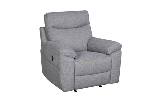 Pending - Primo International Chair Lillian Power Glider Chair, In Dark Grey