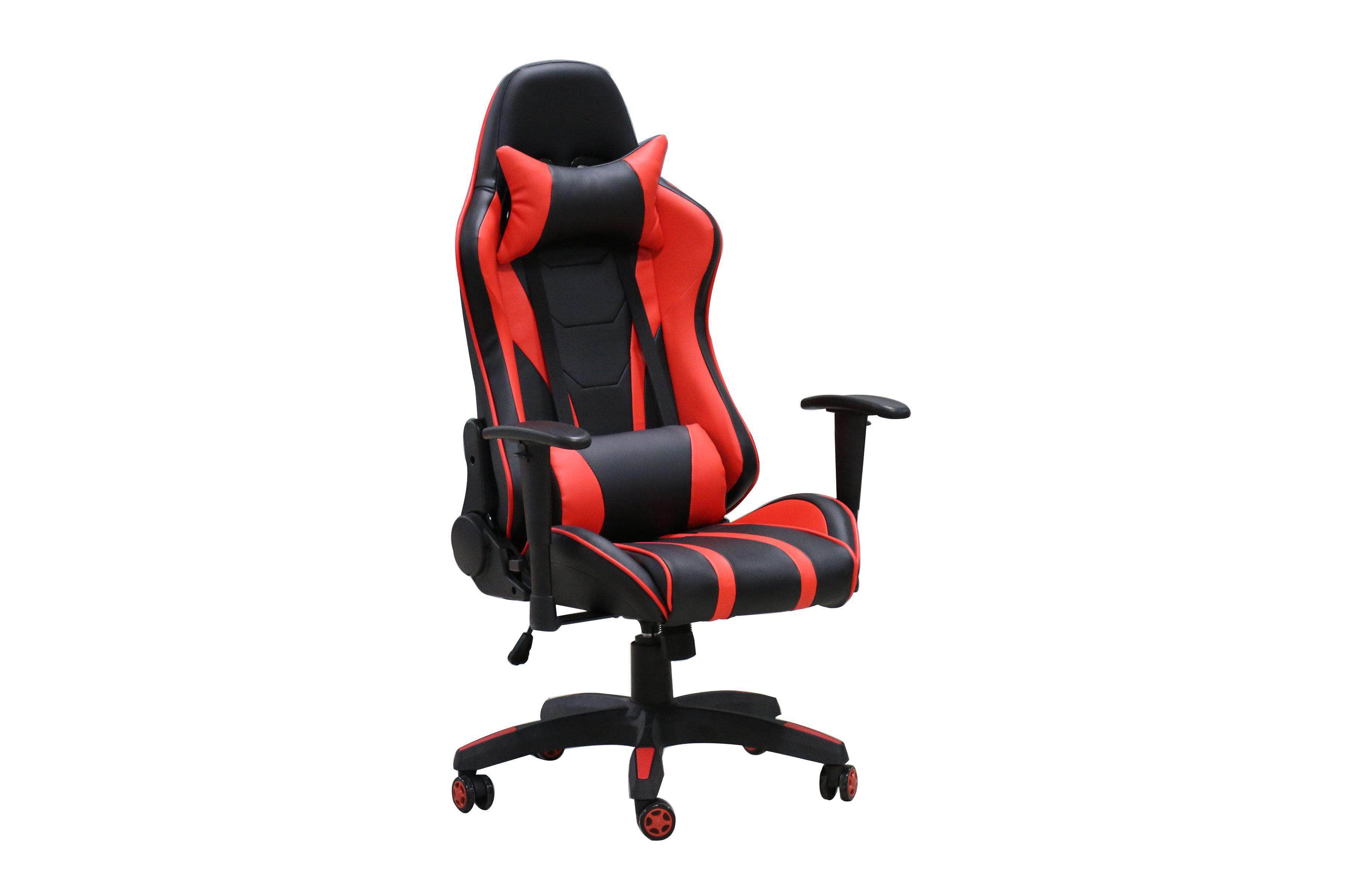 Primo International Infinity Gamer 301 Ergonomic Reclining Swivel Gaming  Office Chair in Black and Red Faux Leather — Wholesale Furniture Brokers  Canada