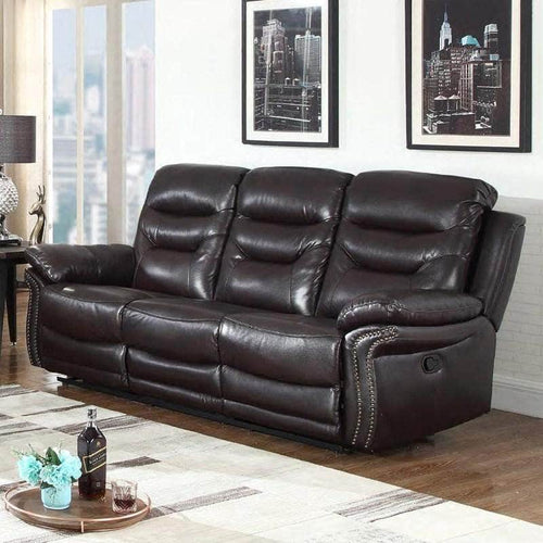 Pending - Review 3 Piece Recliner Sofa Set in Brown