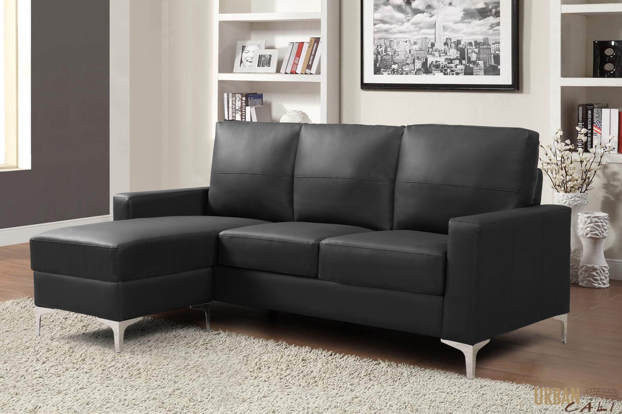 Sectional Sofas Wholesale Furniture Brokers Canada   Pending Review Sectional Del Mar 78 74 Wide Faux Leather Sectional Sofa With Reversible Chaise Available In 2 Colours 29486501331006 2048x1368 