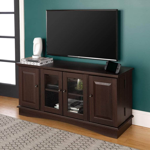 Pending - Walker Edison TV Stand 52" Traditional Wood TV Stand - Available in 2 Colours