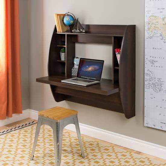 floating desk storage