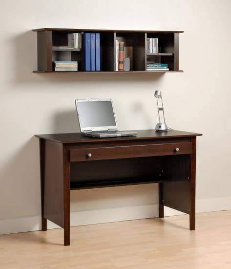 prepac wall mounted desk hutch