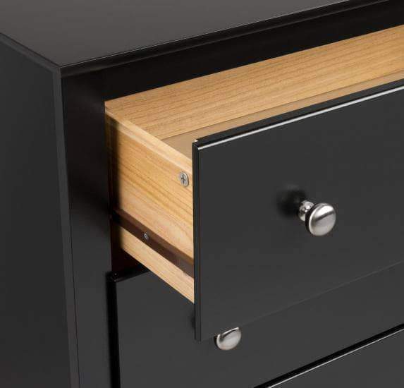 Buy Online The Black Sonoma 6 Drawer Dresser Wholesale Furniture