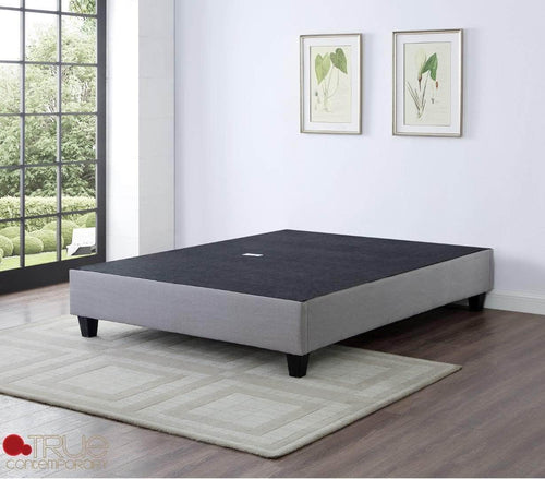 True Contemporary Bed Twin EZ Base Foundation Platform Bed - Available in 4 Sizes