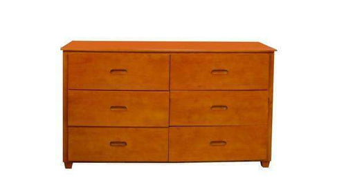 True Contemporary Dresser Fraser Oak Six Drawer Dresser