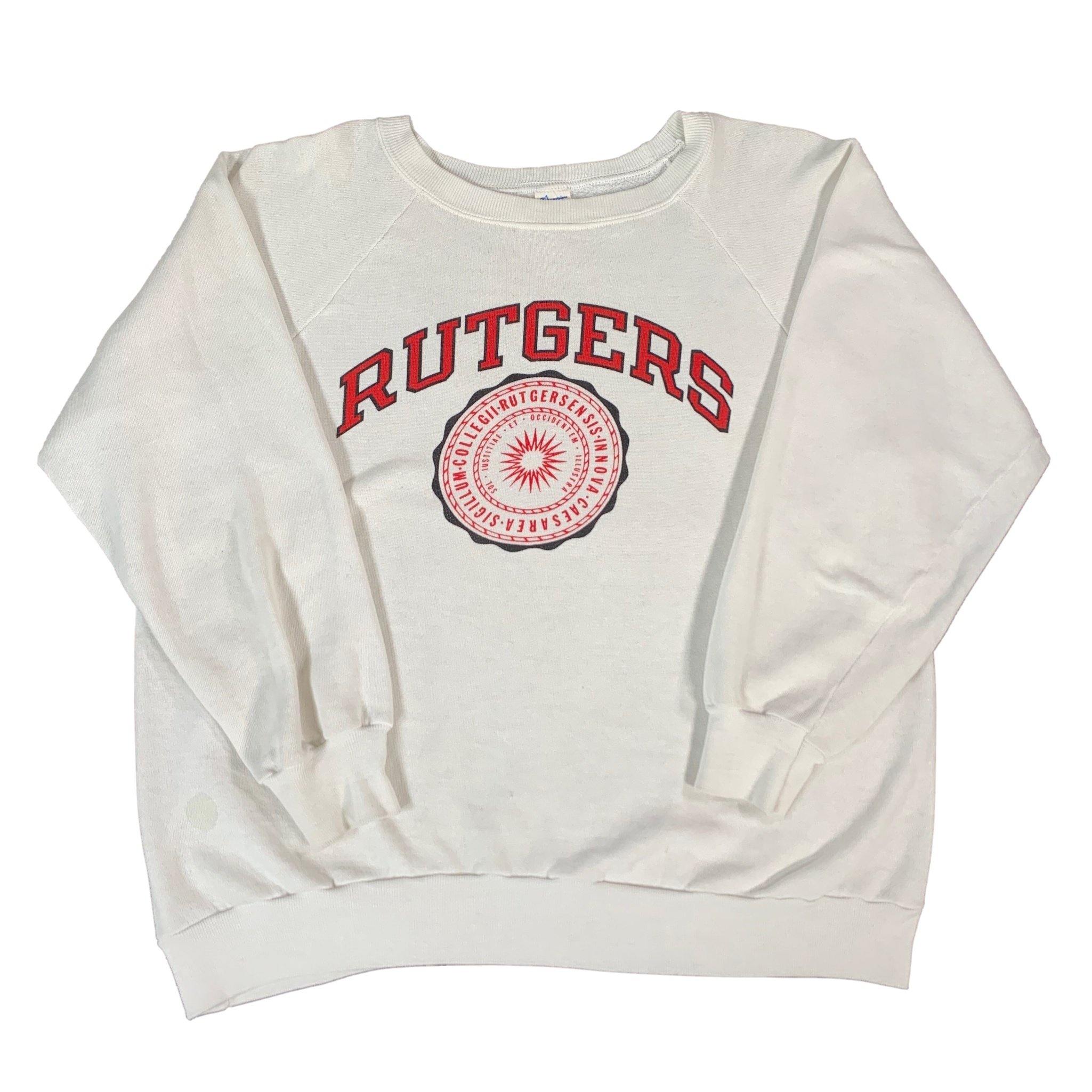 rutgers crew neck sweatshirt