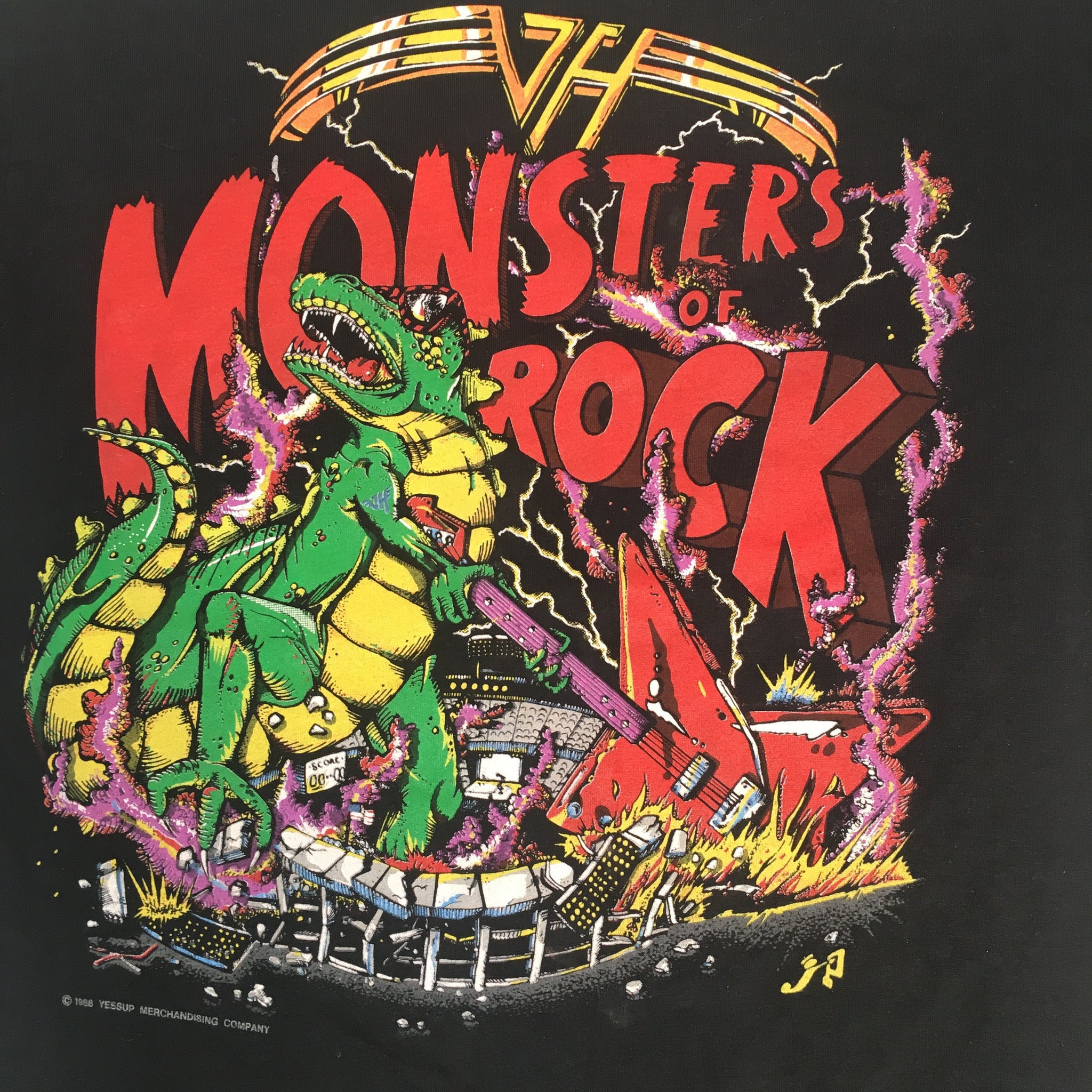 van halen monsters of rock t shirt