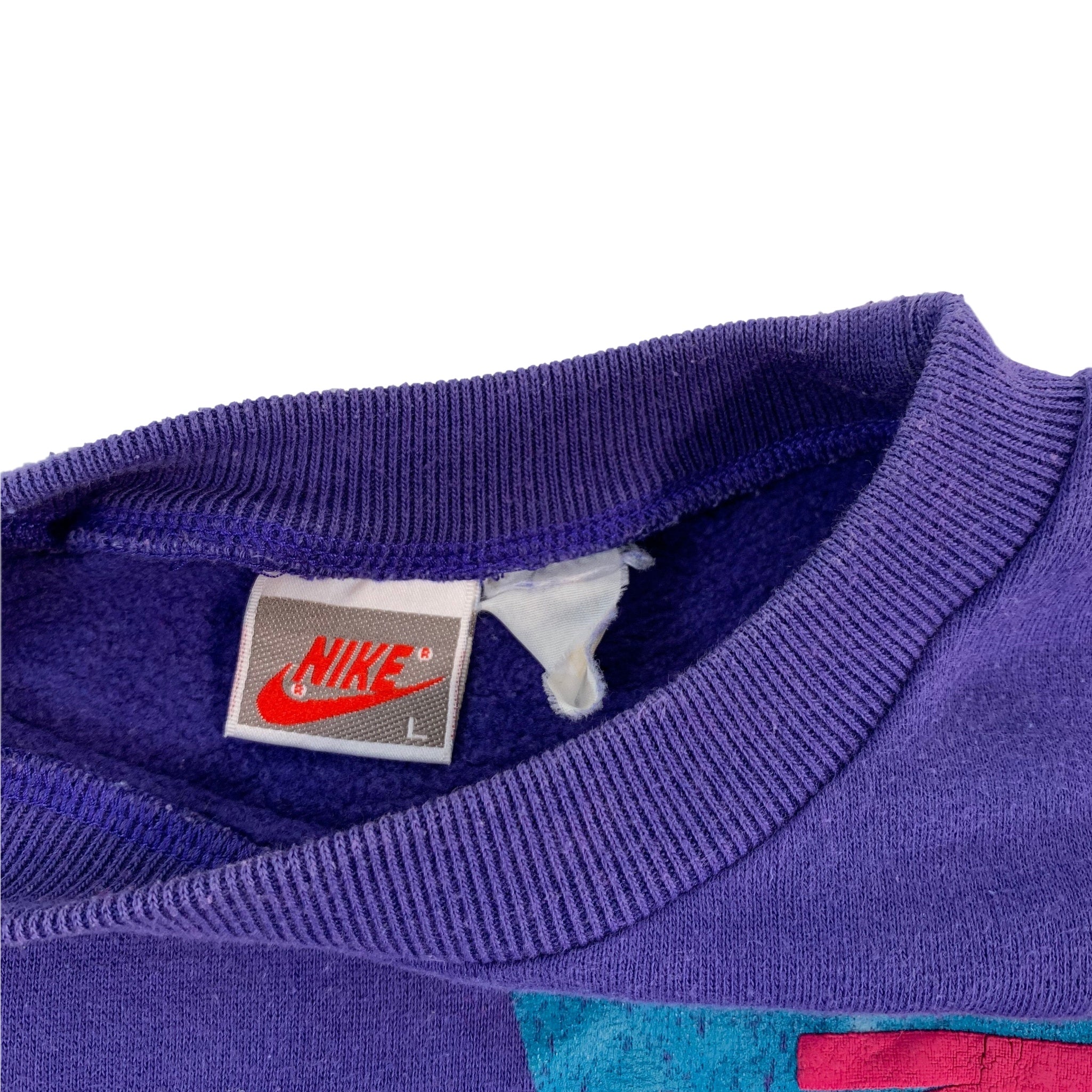 nike purple crew neck