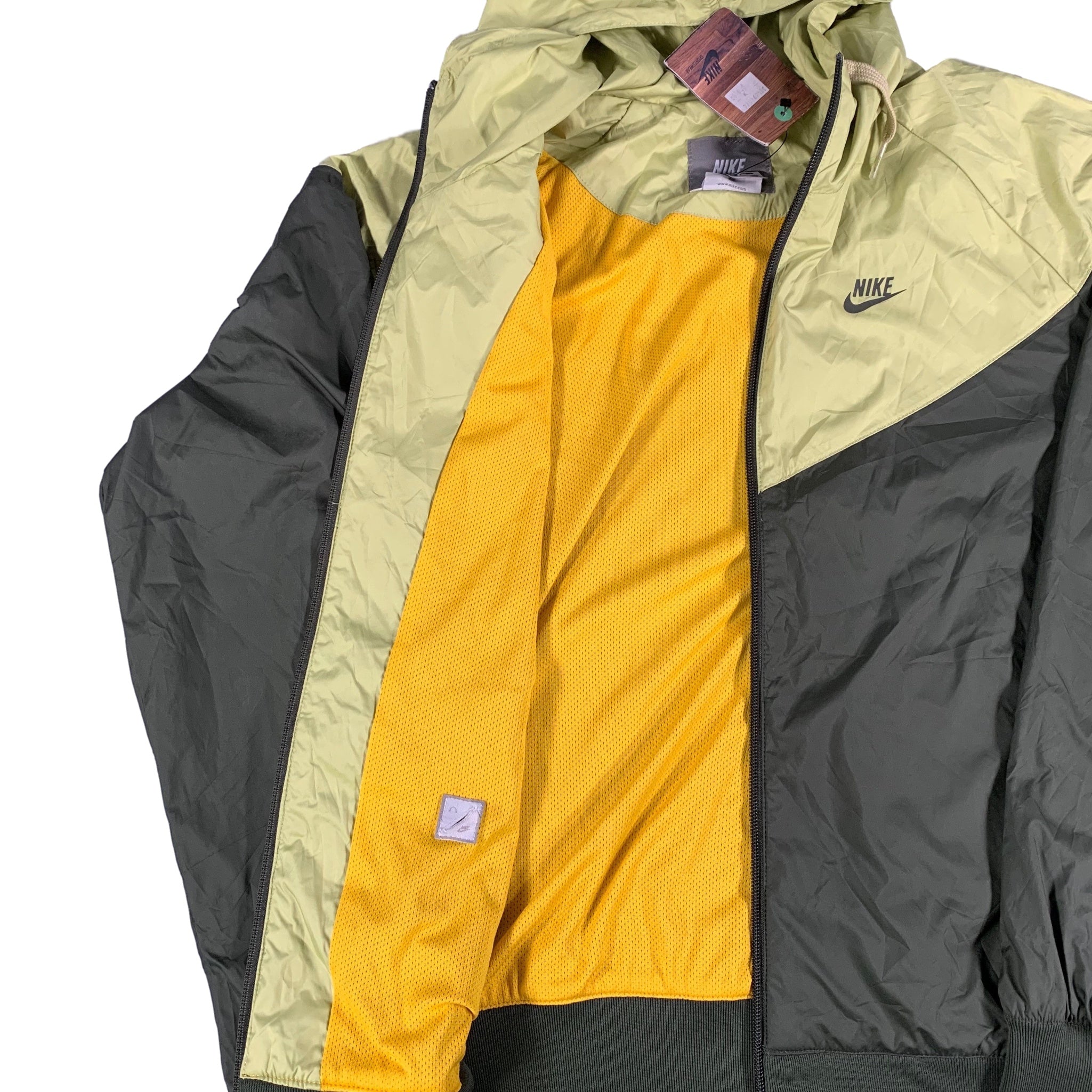 yellow nike windrunner