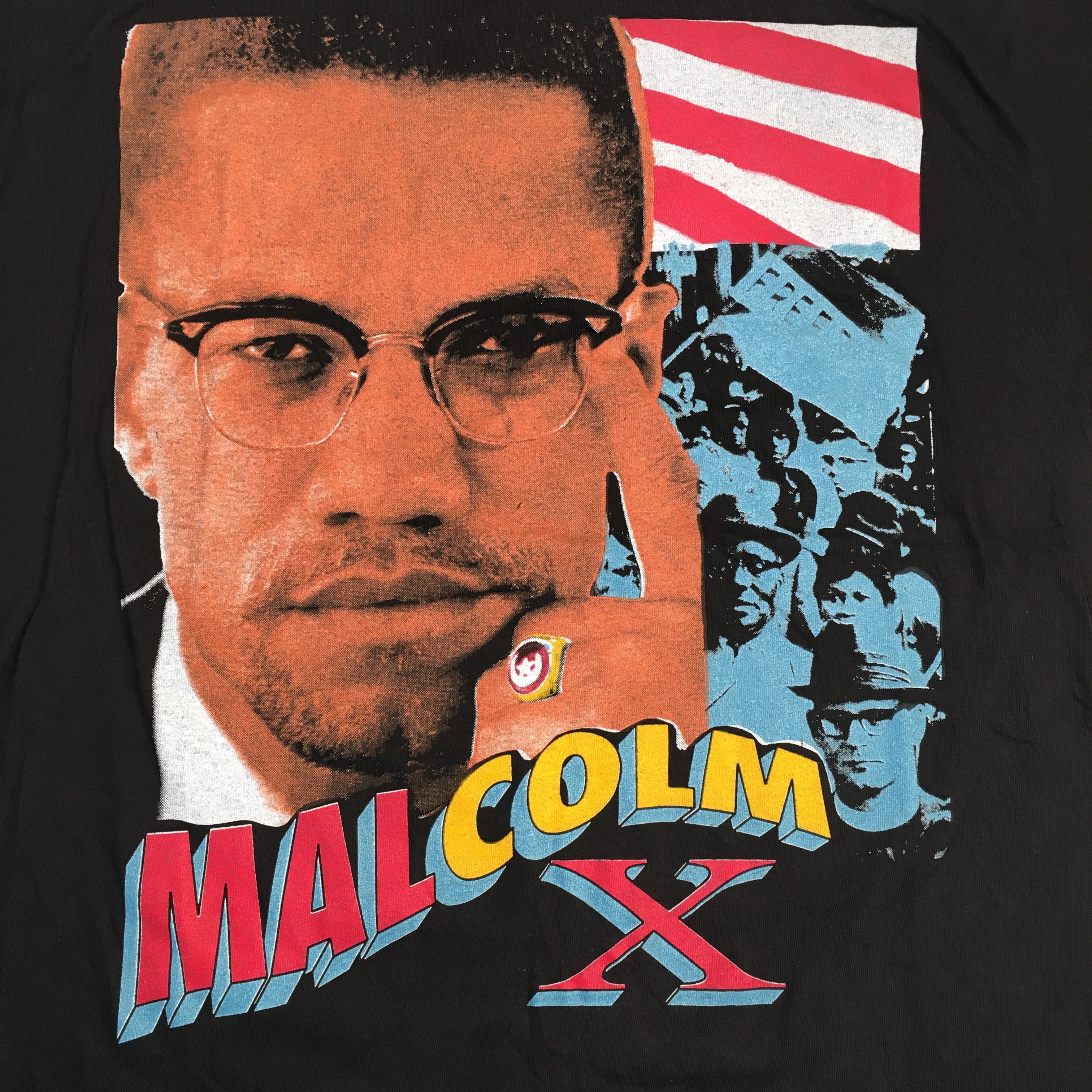 Malcolm X 'Peace & Love' vintage rap tee-