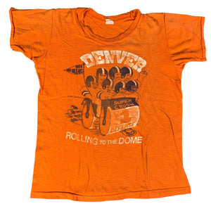 old school denver broncos t shirt