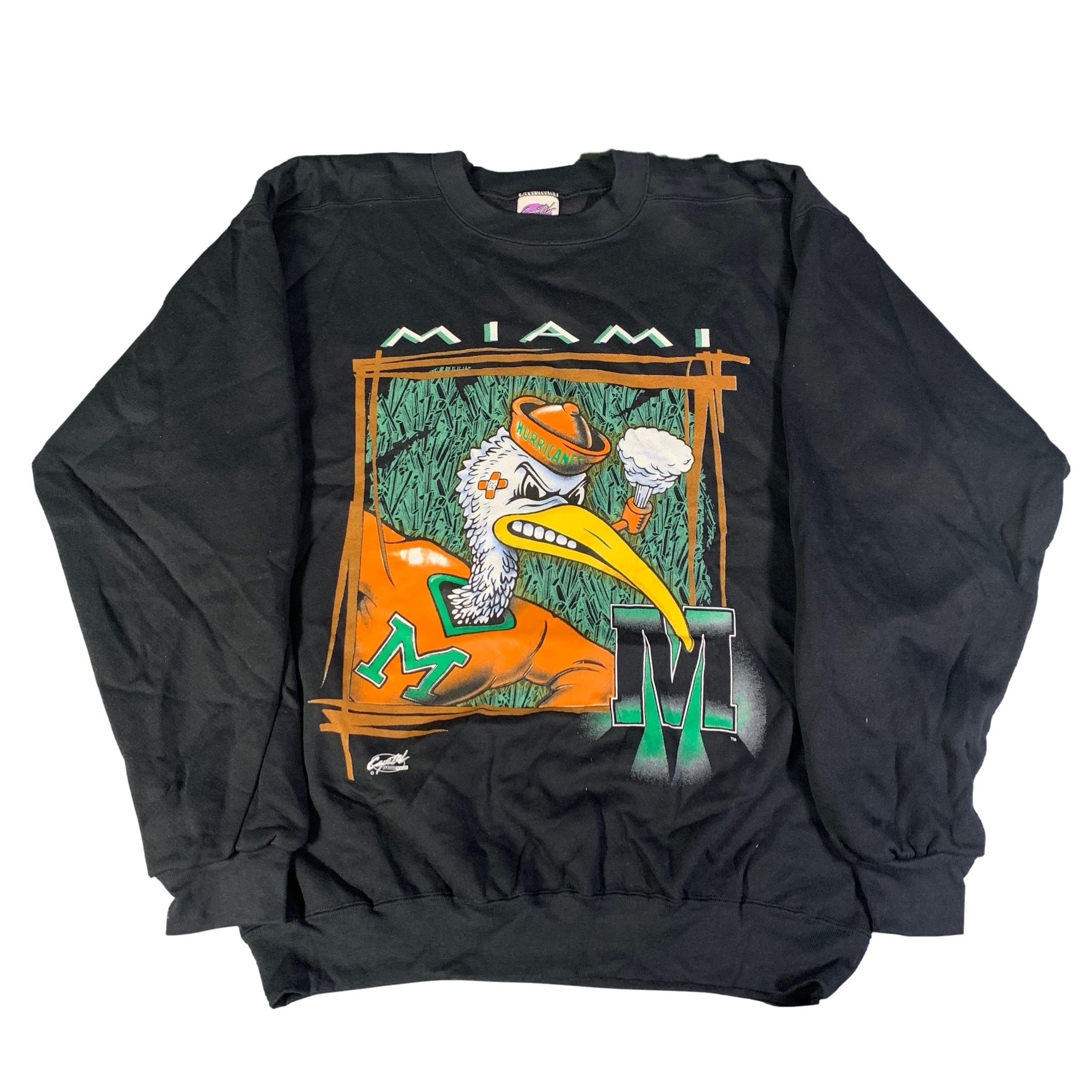 miami hurricanes crewneck