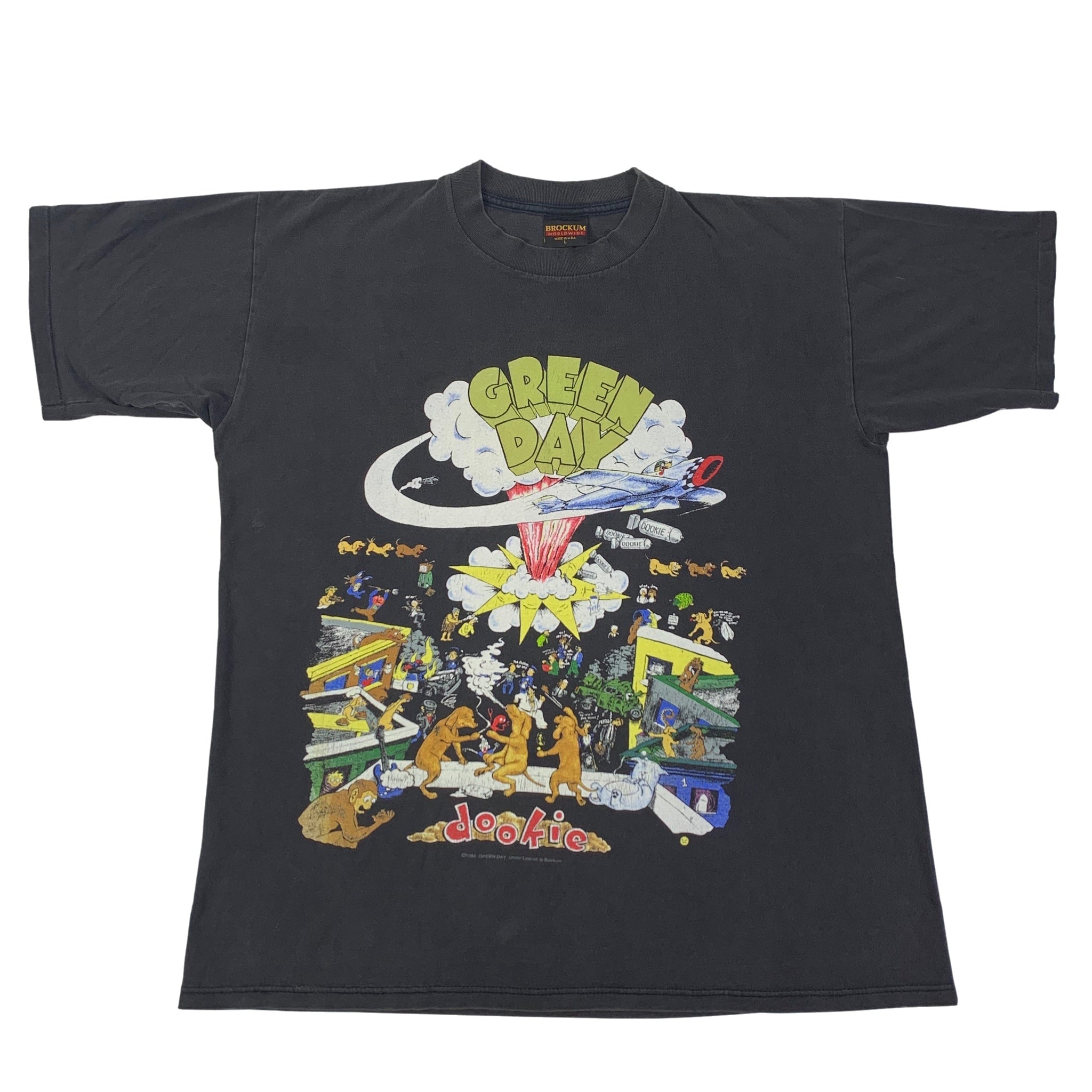 green day dookie tour tシャツ-
