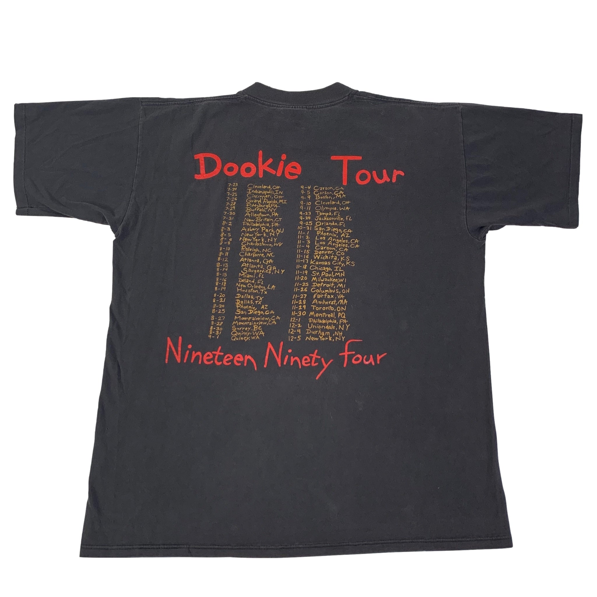 green day dookie tour tシャツ-