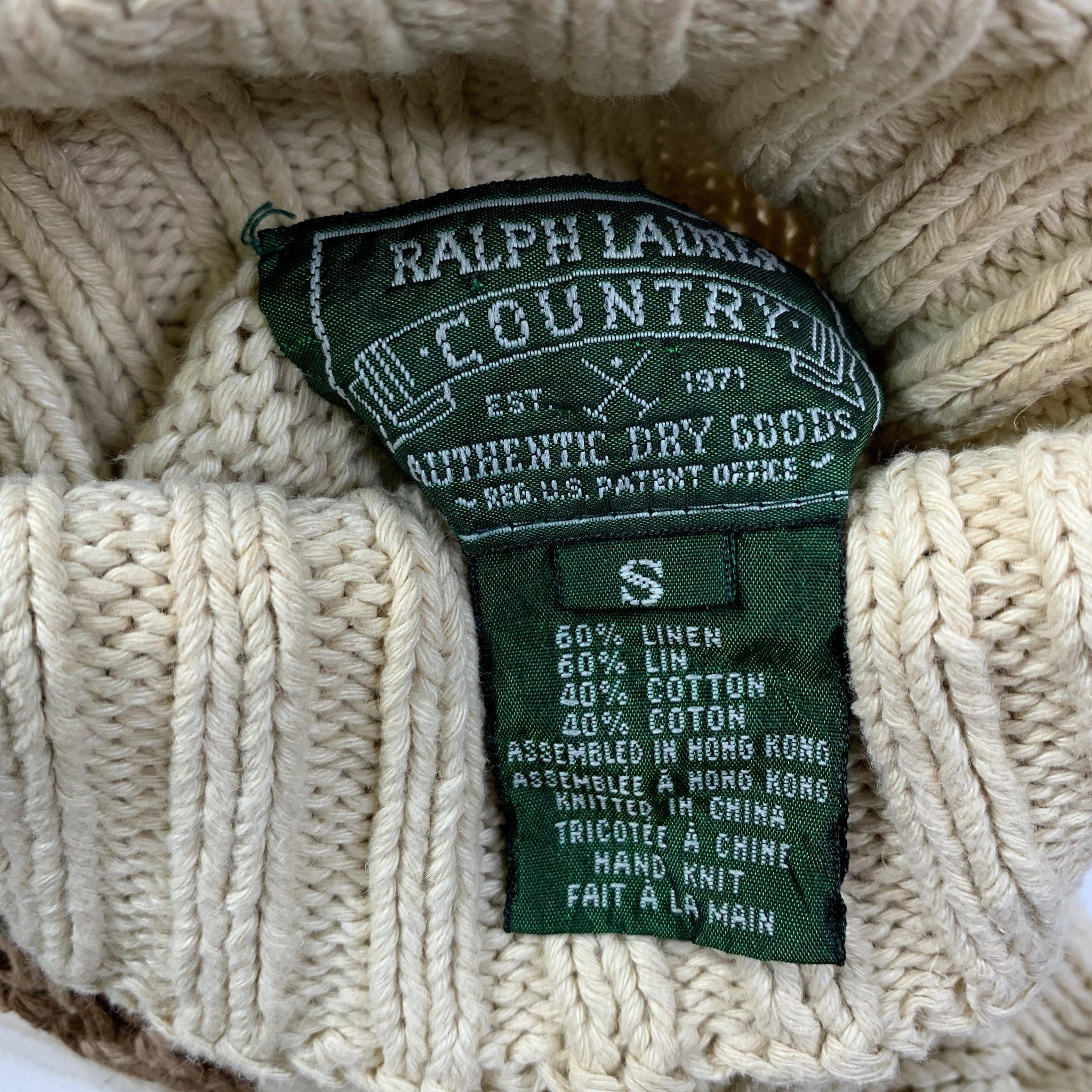 Vintage Polo Ralph Lauren Ski Bear Turtleneck Sweater Jointcustodydc