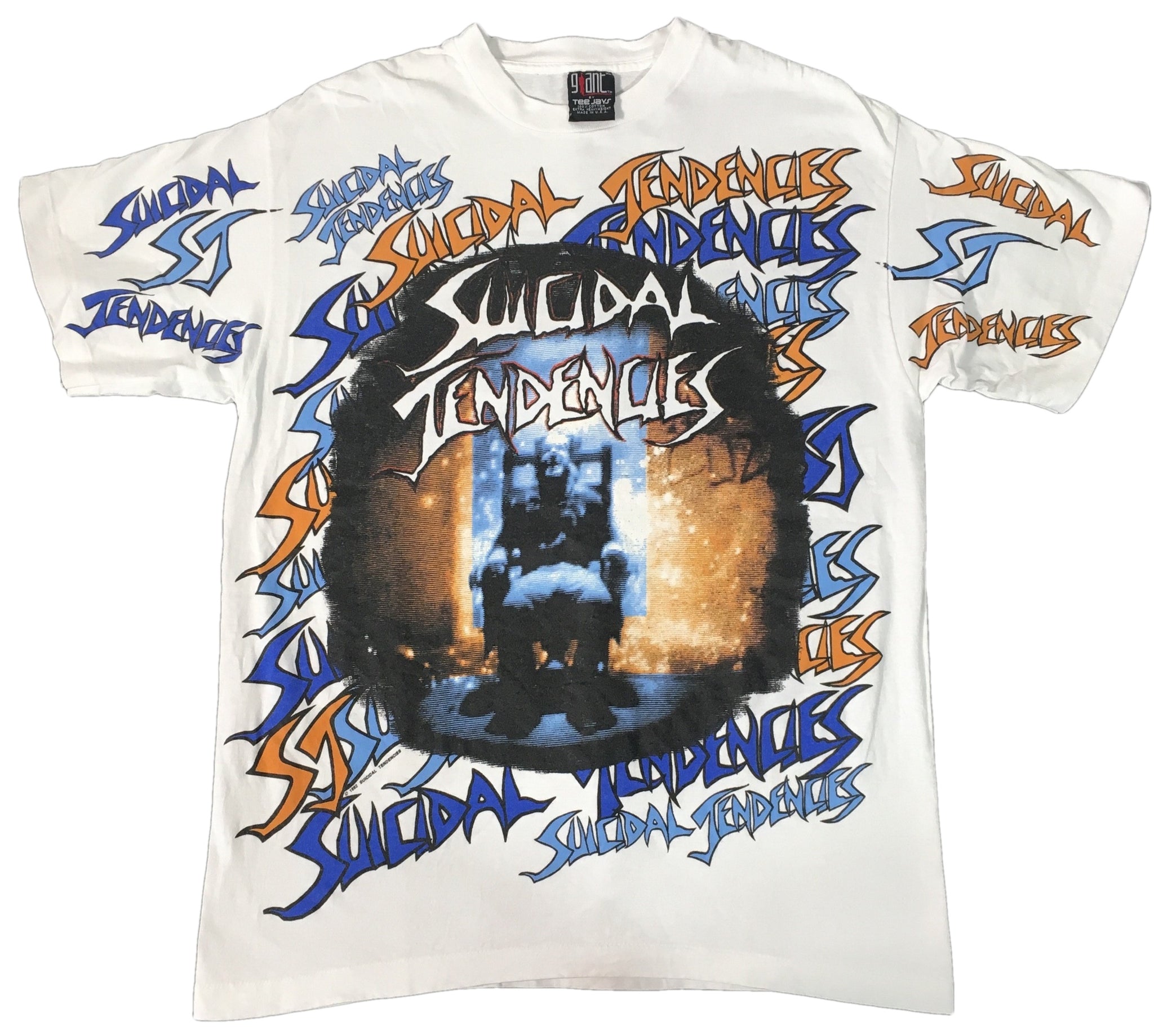 SUICIDAL TENDENCIES EUROPE 92 ツアー Tシャツ