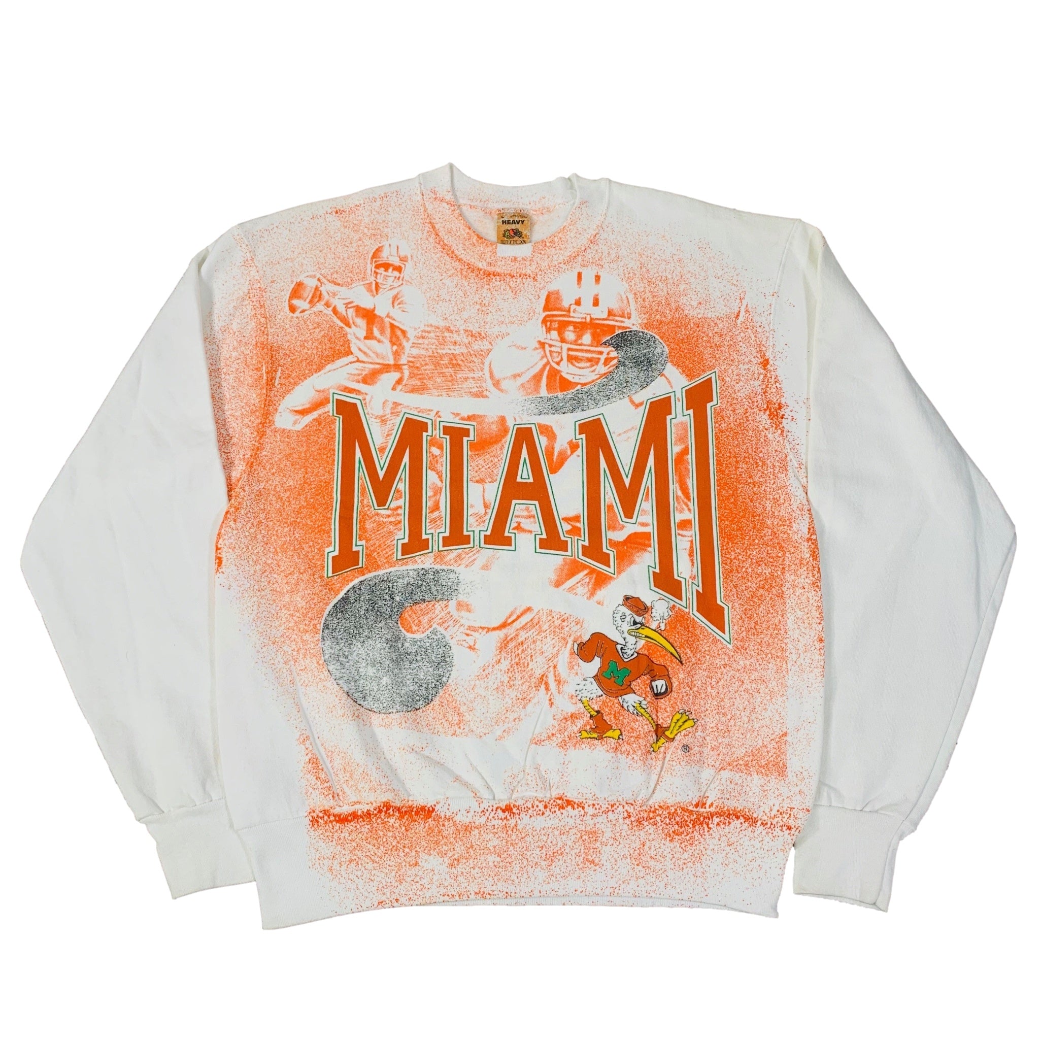 university of miami crewneck sweatshirt