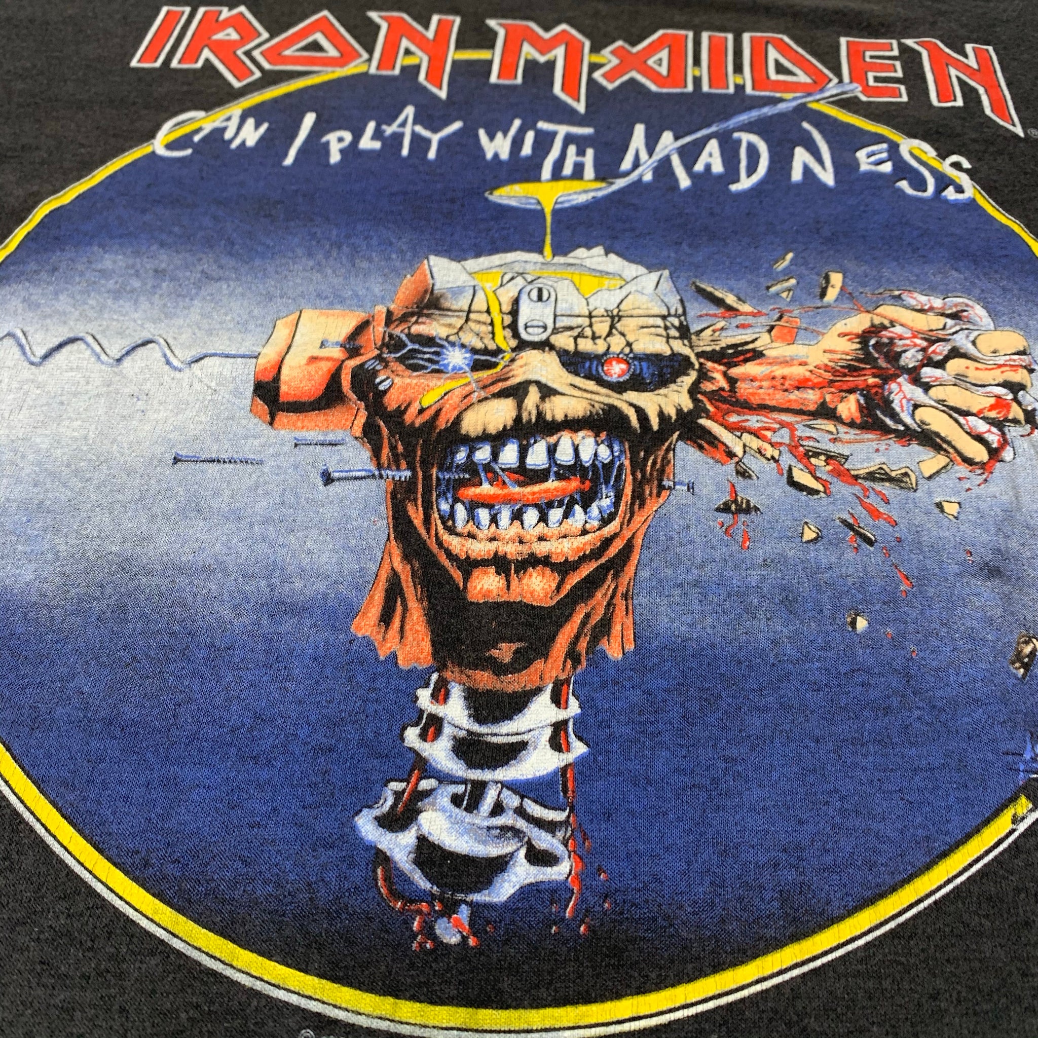 Vintage Iron Maiden Can I Play With Madness T Shirt Jointcustodydc
