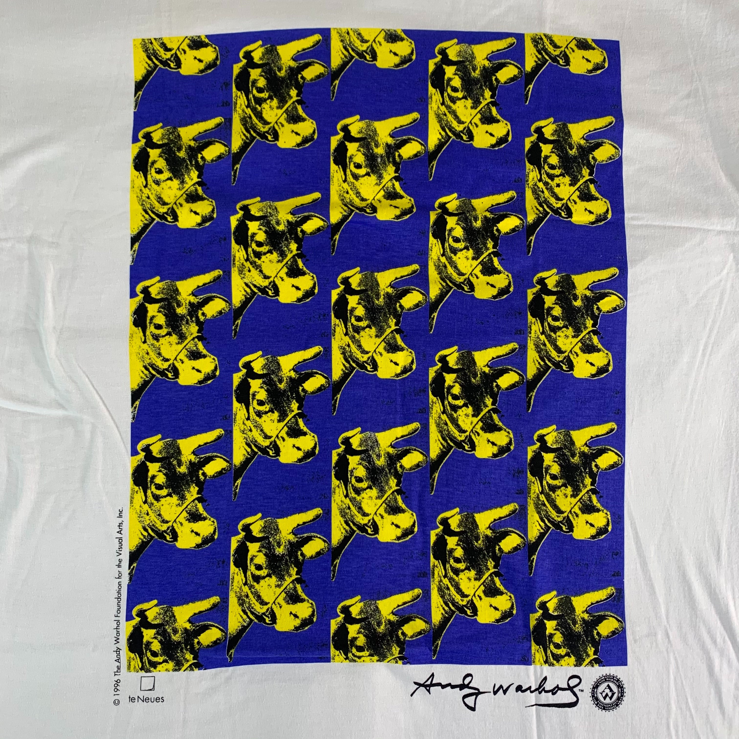 超定番 90s Andy Warhol Cow Wallpaper Shirt tdh-latinoamerica.de