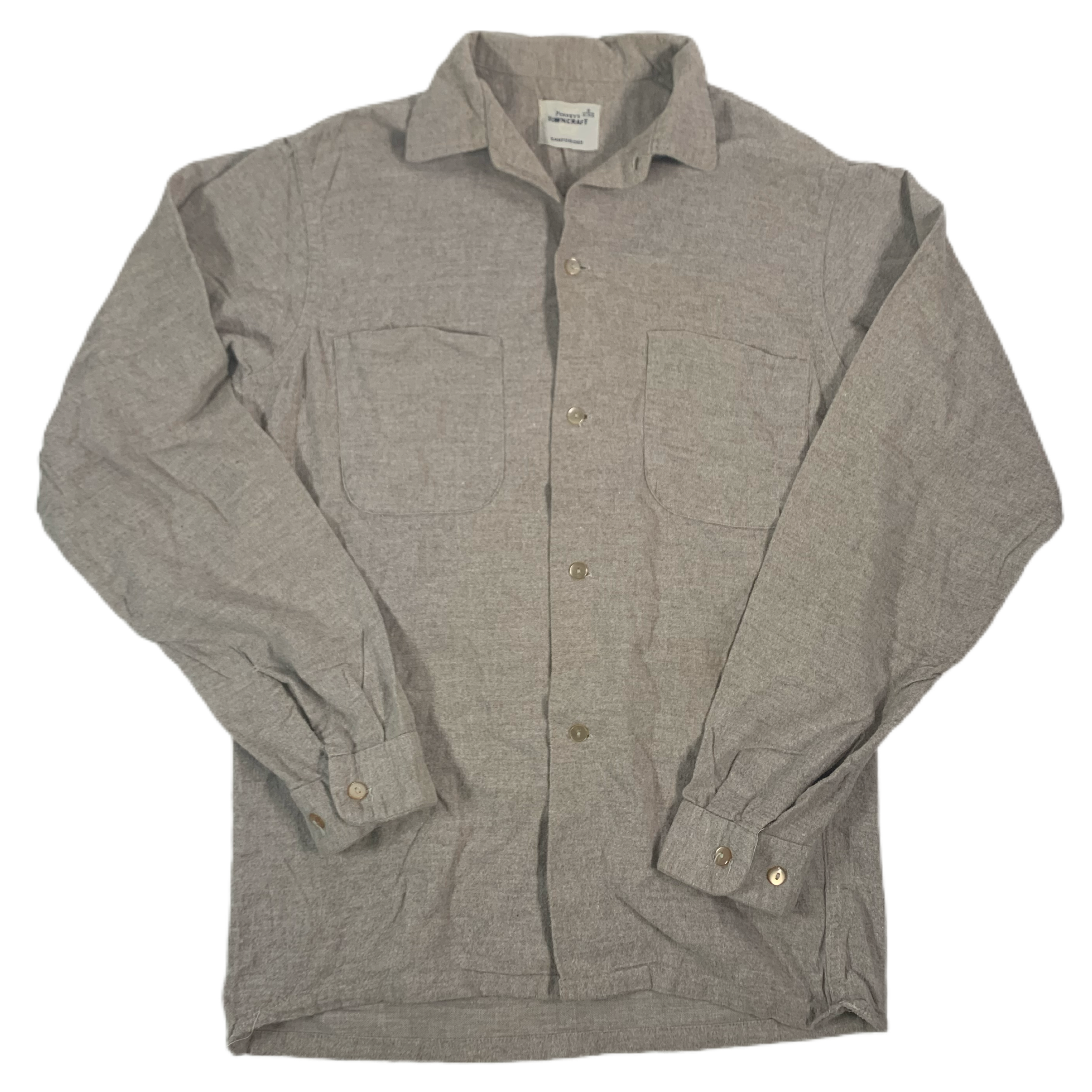 Vintage Penney's Towncraft “Wool” Open Collar Shirt | jointcustodydc