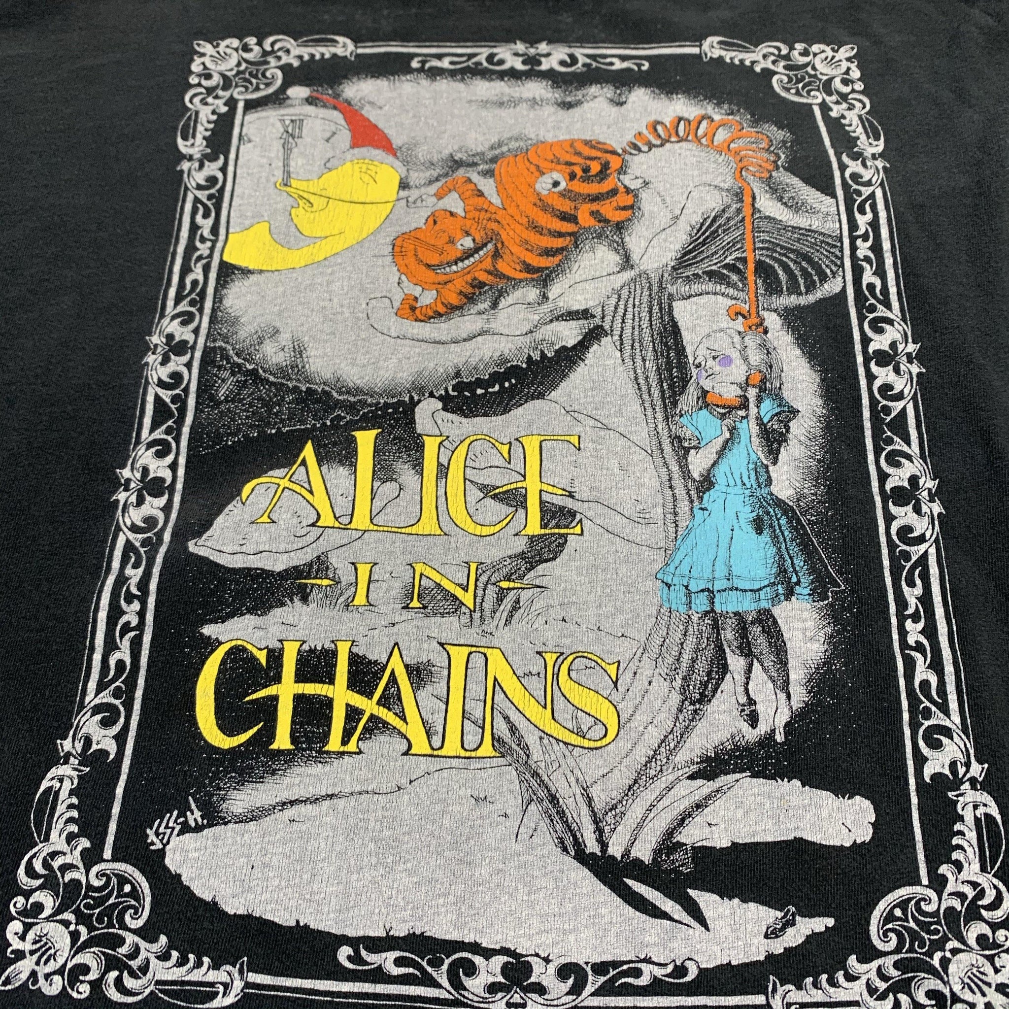 alice in chains alice in wonderland shirt