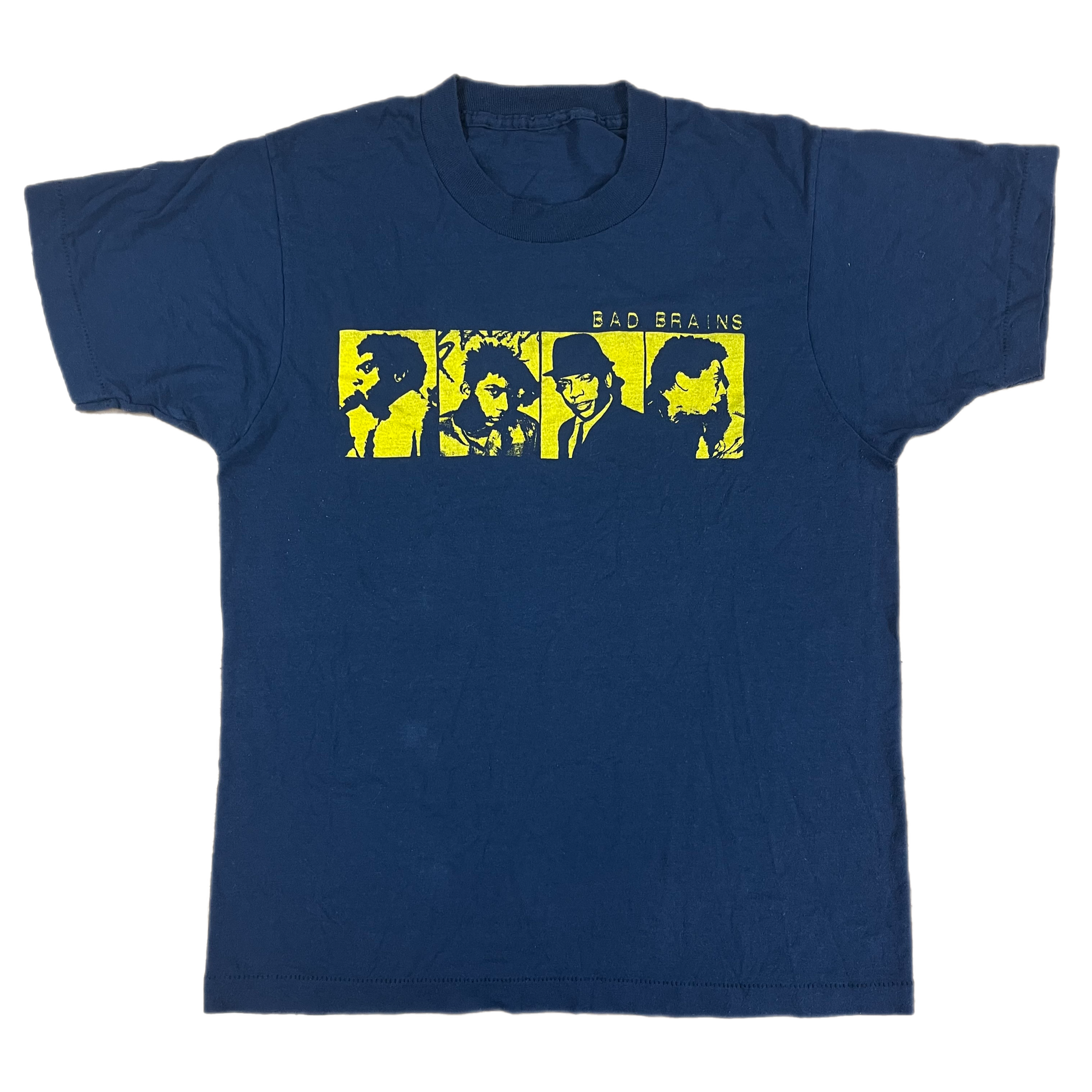 Vintage 80s Bad Brains Quickness 1989 Direct Merchandising Black Lightning  DC Hardcore Punk T Shirt Made in Usa 
