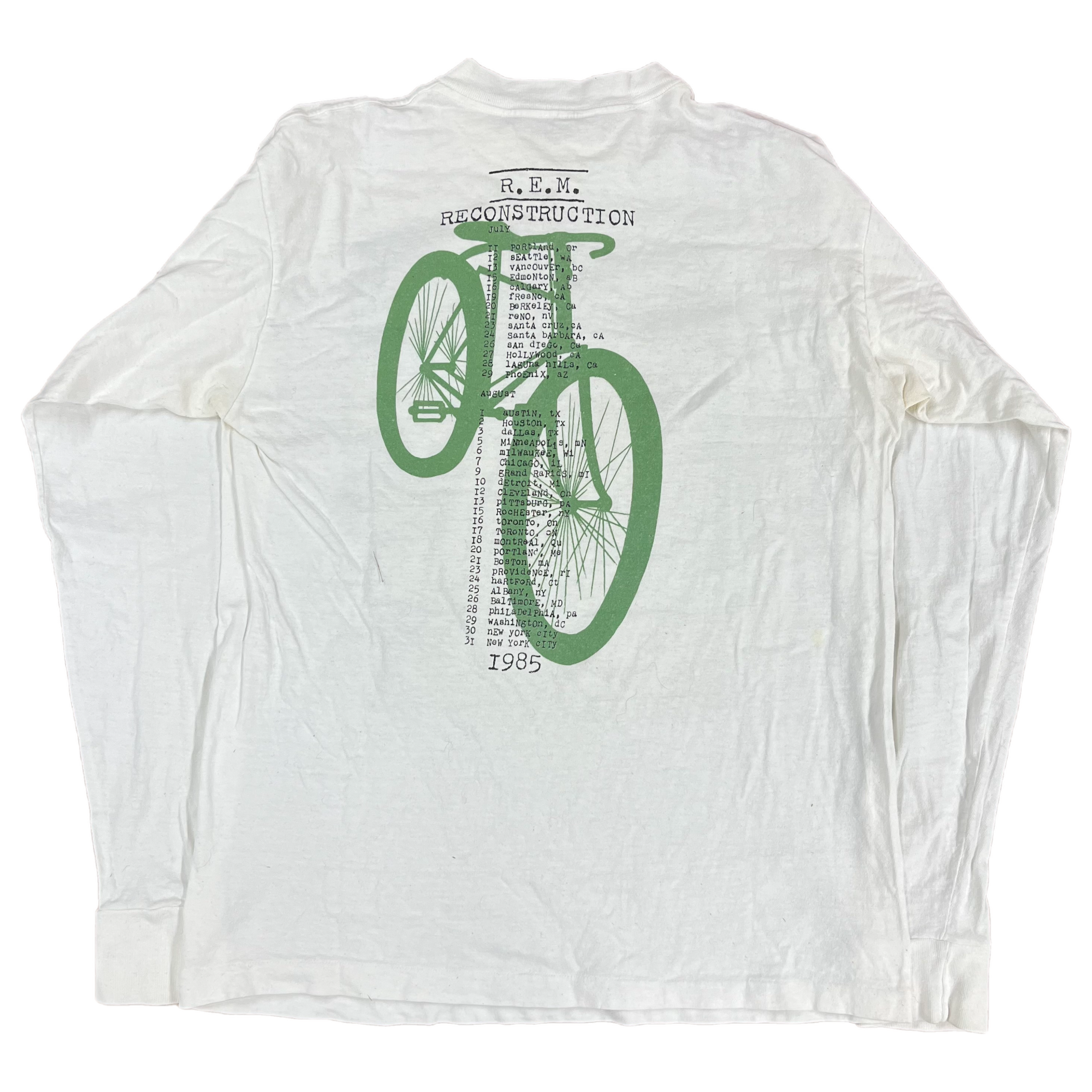 Vintage R.E.M. "Reconstruction" Adidas Long Sleeve Shirt jointcustodydc