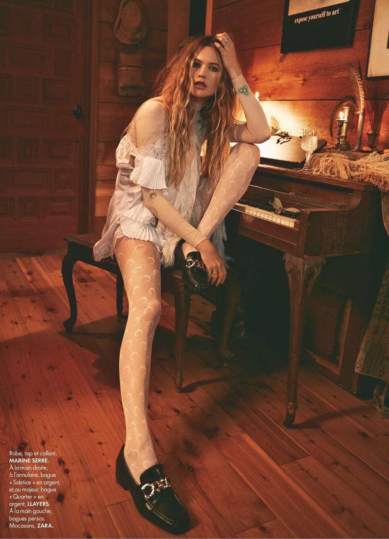 llayers Elle France Behati Prinsloo