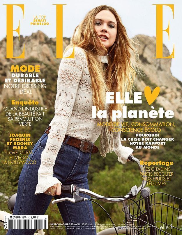 llayers Elle France Behati Prinsloo