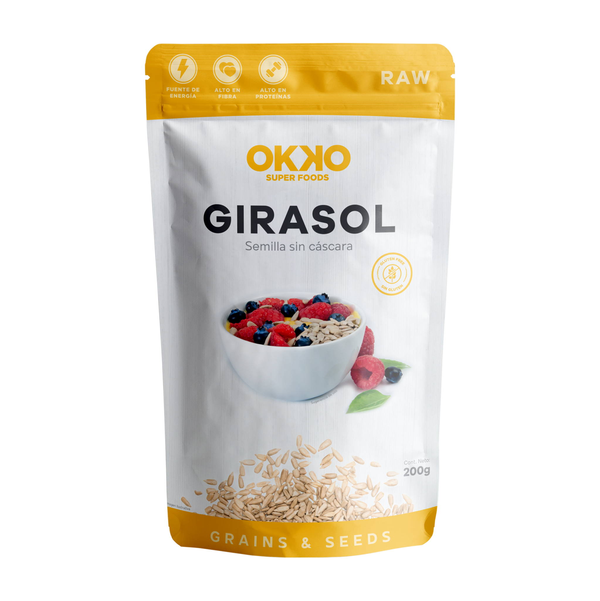 Semillas de Girasol (200g) – OKKOSUPERFOODS