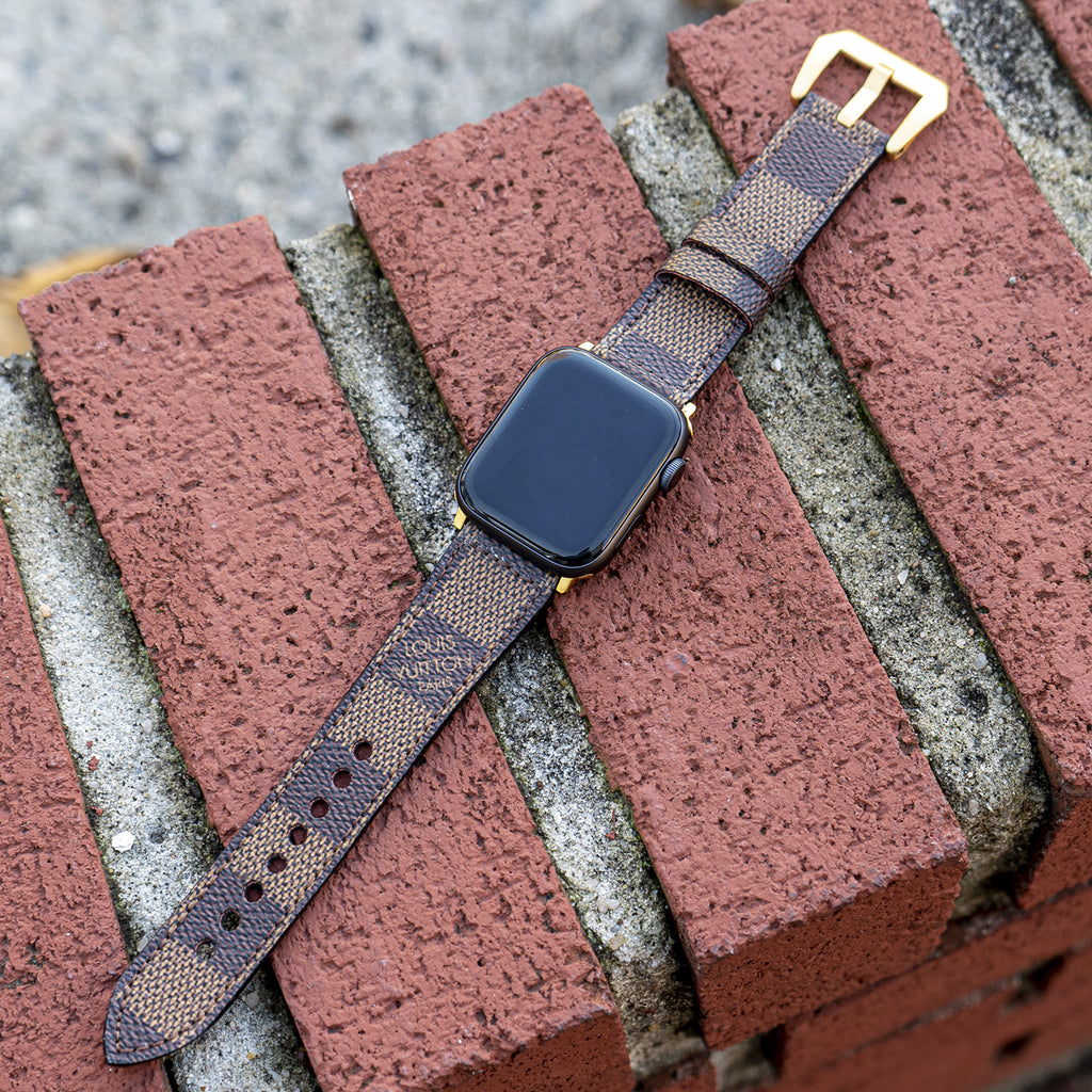 Louis Vuitton Damier Ebene Apple Watch Band | CustomizerDepot