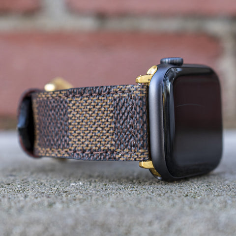 Louis Vuitton Damier Ebene Apple Watch Band | CustomizerDepot
